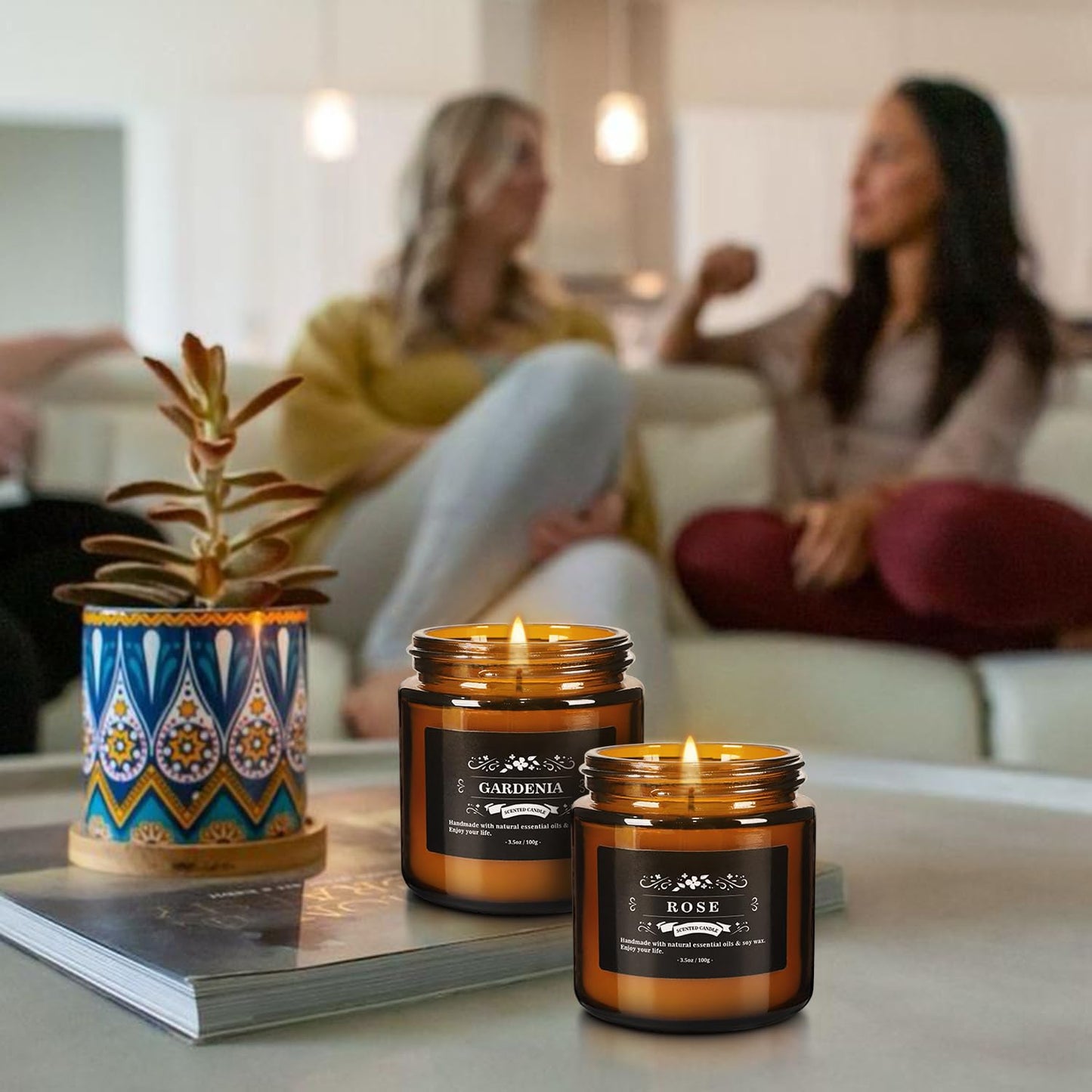Scented Candle Set 12 Pack – Long-Lasting Soy Wax Candles for Home, Stress Relief & Gift Set
