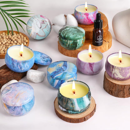 Scented Candles Gift Set - 9 Pack | Natural Soy Wax Aromatherapy Candles for Home & Gifts
