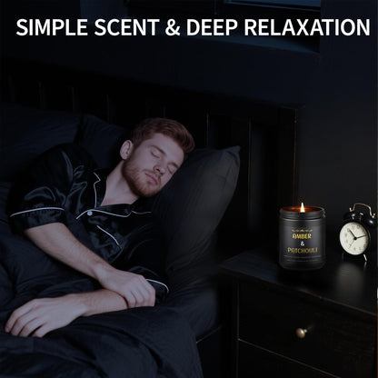 Men's Scented Candles - 4 Pack Gift Set (28oz) | Soy Wax Aromatherapy