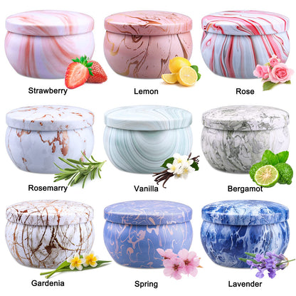 Scented Candles Gift Set for Women – 9 Scents, 2.5oz Soy Wax, Long-Lasting Aromatherapy