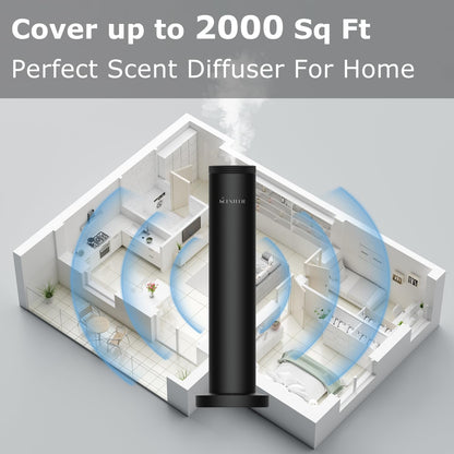 Wireless Hotel Scent Diffuser with App Bluetooth Control for Large Rooms | SCENTEER