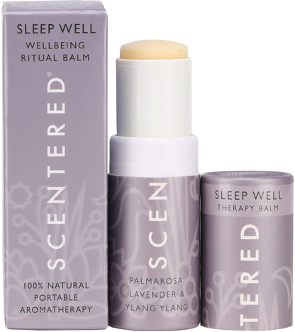 Scentered Sleep Well Balm – Aromatherapy Sleepstick with Lavender & Chamomile