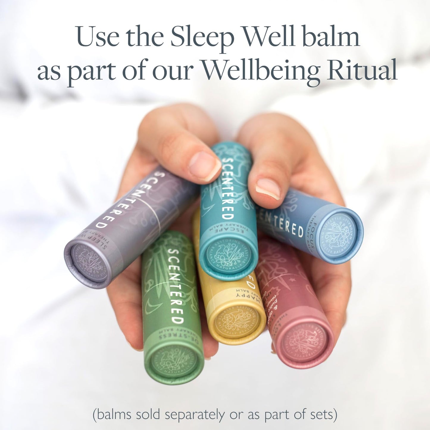 Scentered Sleep Well Balm – Aromatherapy Sleepstick with Lavender & Chamomile