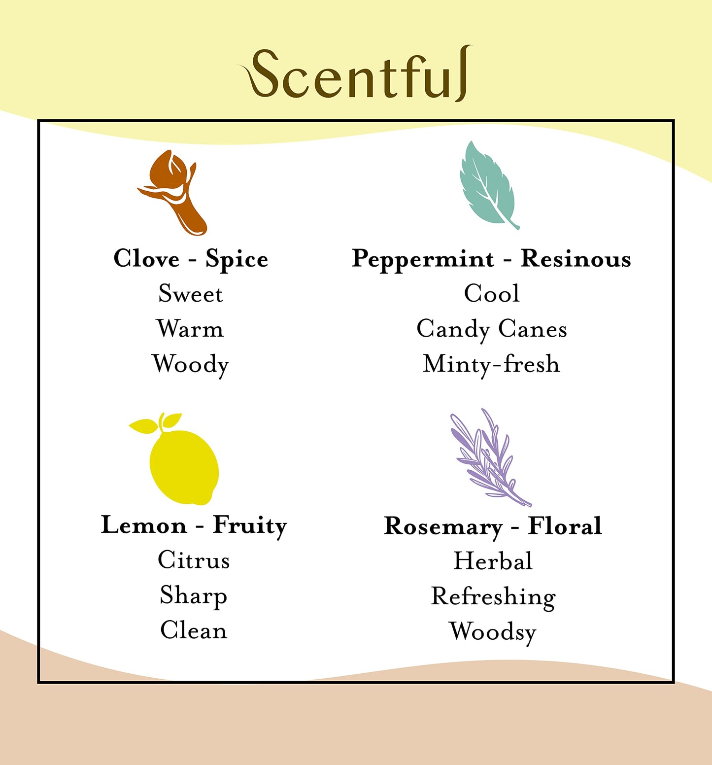 Scentful Smell Training Kit – Smell Retraining Therapy | Restore Sense of Smell and Taste | Made in USA with 4 Organic Essential Oils