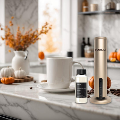 Scentia Thanksgiving Blend Essential Oil – 120ml Premium Holiday Diffuser Oil | Cinnamon, Clove, Vanilla & Coconut