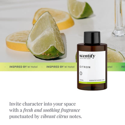 Scentify Citron Aroma Oil Refill for Diffusers – Lemon, Jasmine, Musk & Woods (100ml)