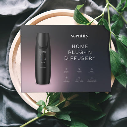 Scentify Plug-in Diffuser V2 | Bluetooth App Control for Home, Office, Spa | 800 sq ft | 100ml