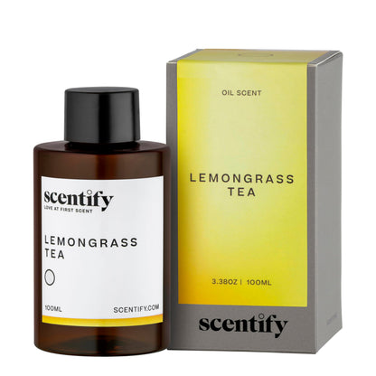 Scentify Lemongrass Aroma Oil Refill for Diffusers – Lemongrass, Clove & Musk (100ml / 3.38 oz)