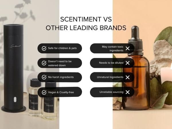 Scentiment Diffuser Oil - Midnight Jasmine | Home Aromatherapy Fragrance Oil (50ml)