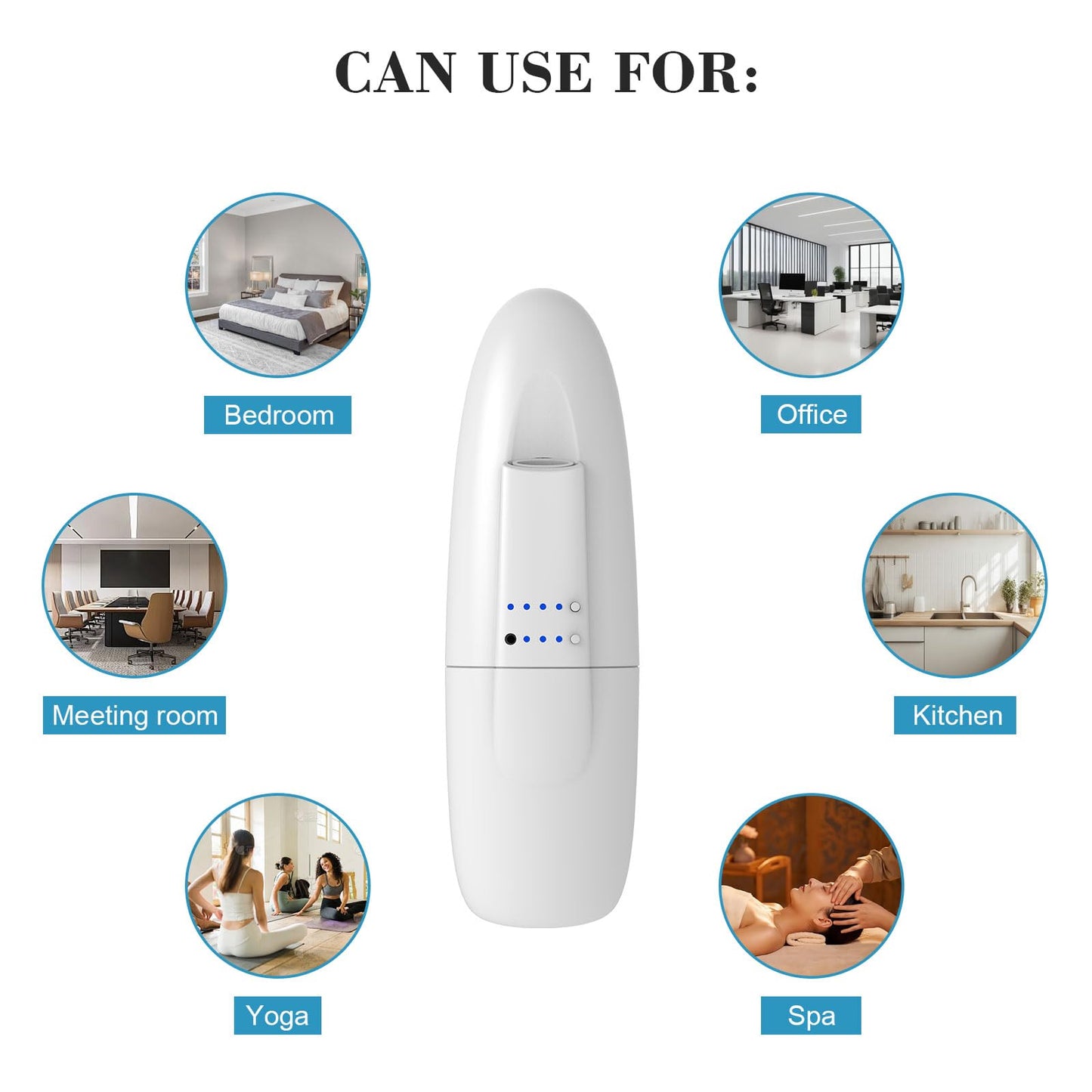 ScentiPlus Plug-in Waterless Diffuser 2-Pack – Cold-Air Diffusion for 500 sq ft