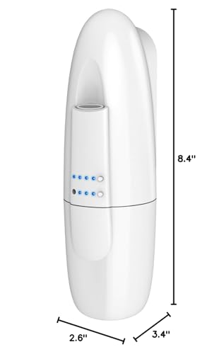 ScentiPlus Waterless Diffuser – Plug-In, Cold-Air Diffusion for Home and Large Rooms (White)