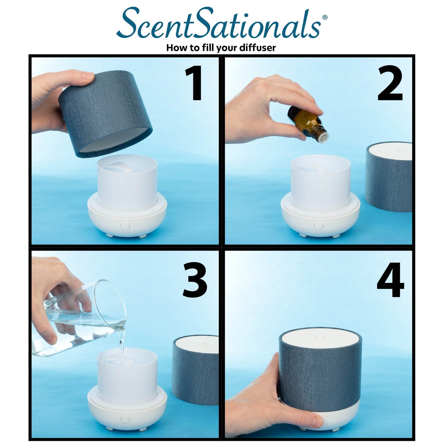 Scentsationals Lemon Drop Diffuser | Eclectic Collection for Living Room & Bedroom