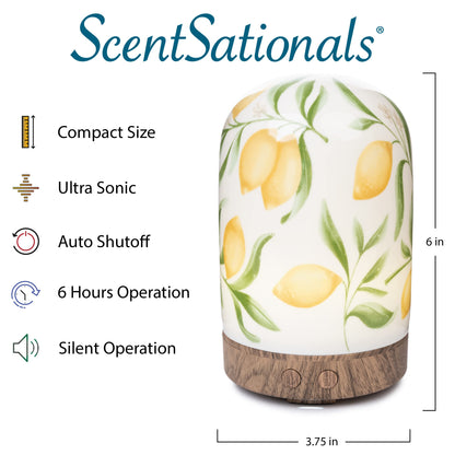 Scentsationals Lemon Drop Diffuser | Eclectic Collection for Living Room & Bedroom