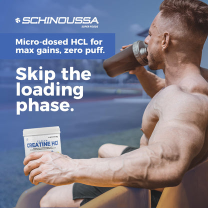 Schinoussa Lemon Lime Creatine HCL Powder | Micro-Dosed, Stimulant-Free