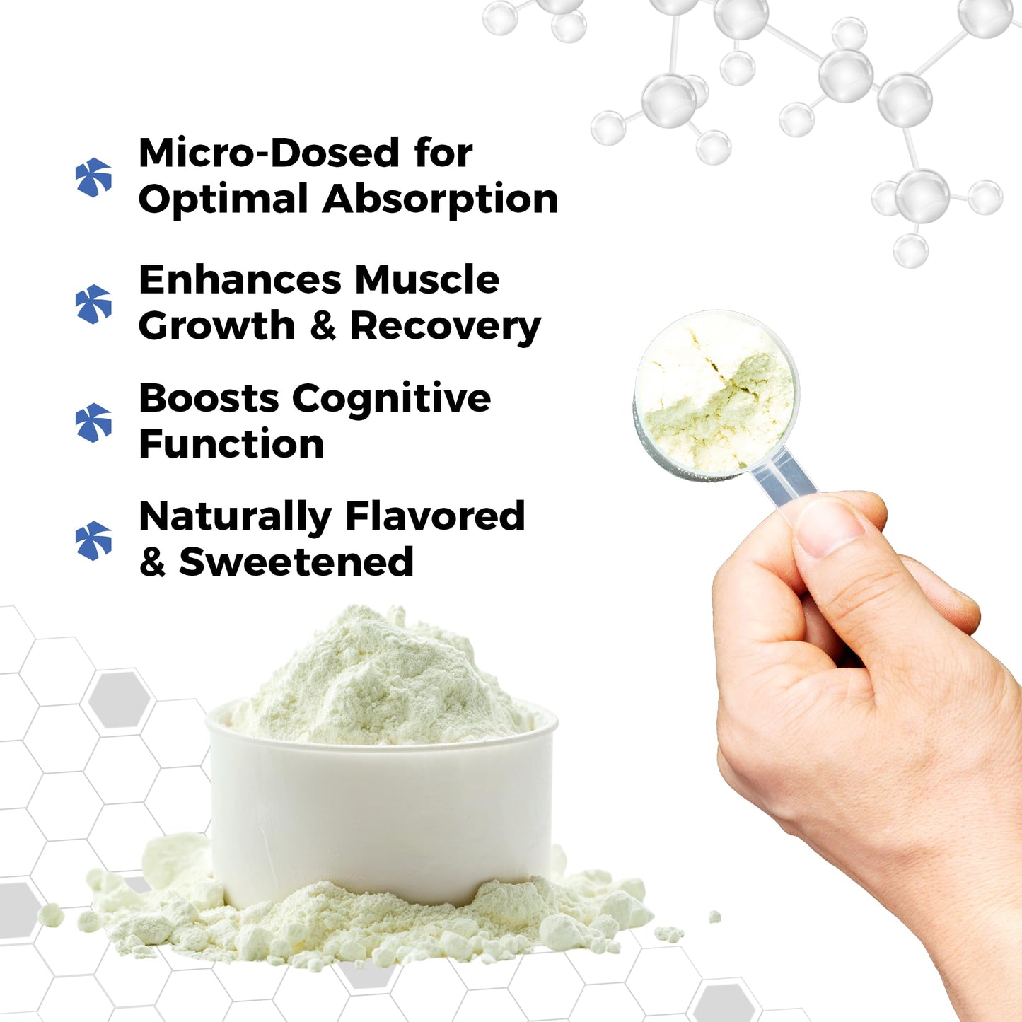 Schinoussa Lemon Lime Creatine HCL Powder | Micro-Dosed, Stimulant-Free