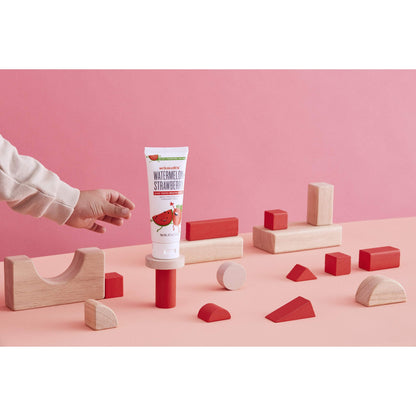Schmidt's Kids Watermelon + Strawberry Fluoride-Free Toothpaste – 4.7 oz (6 Count)