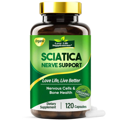 Sciatic Nerve Relief - Natural Ingredients, 120 Capsules