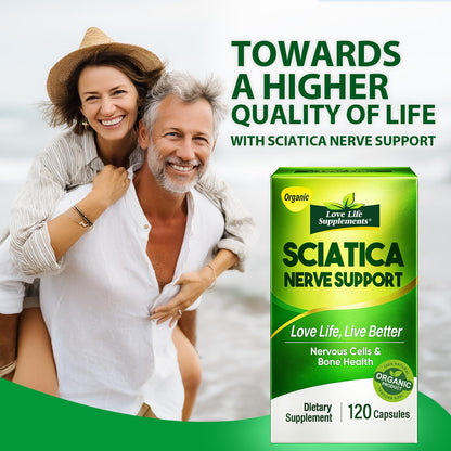 Sciatic Nerve Relief - Natural Ingredients, 120 Capsules