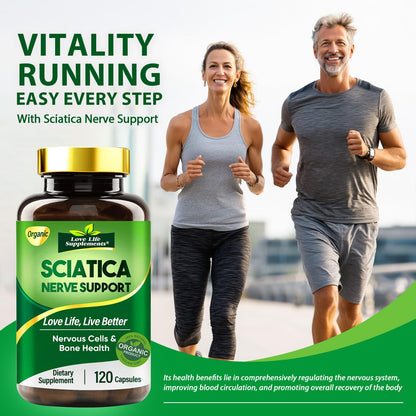 Sciatic Nerve Relief - Natural Ingredients, 120 Capsules