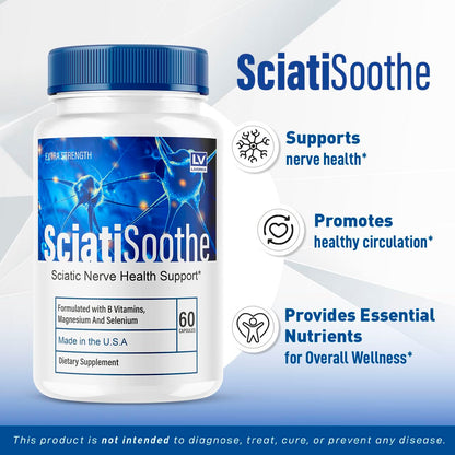 2-Pack SciatiSoothe Capsules | Official SciatiSoothe Sciatica Support