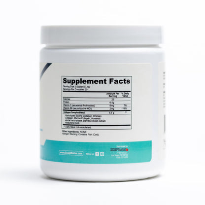 Collagen Peptides by Sculpt Nation (V Shred) – Types I/II/III + Hyaluronic Acid, Unflavored (30 Day Supply)