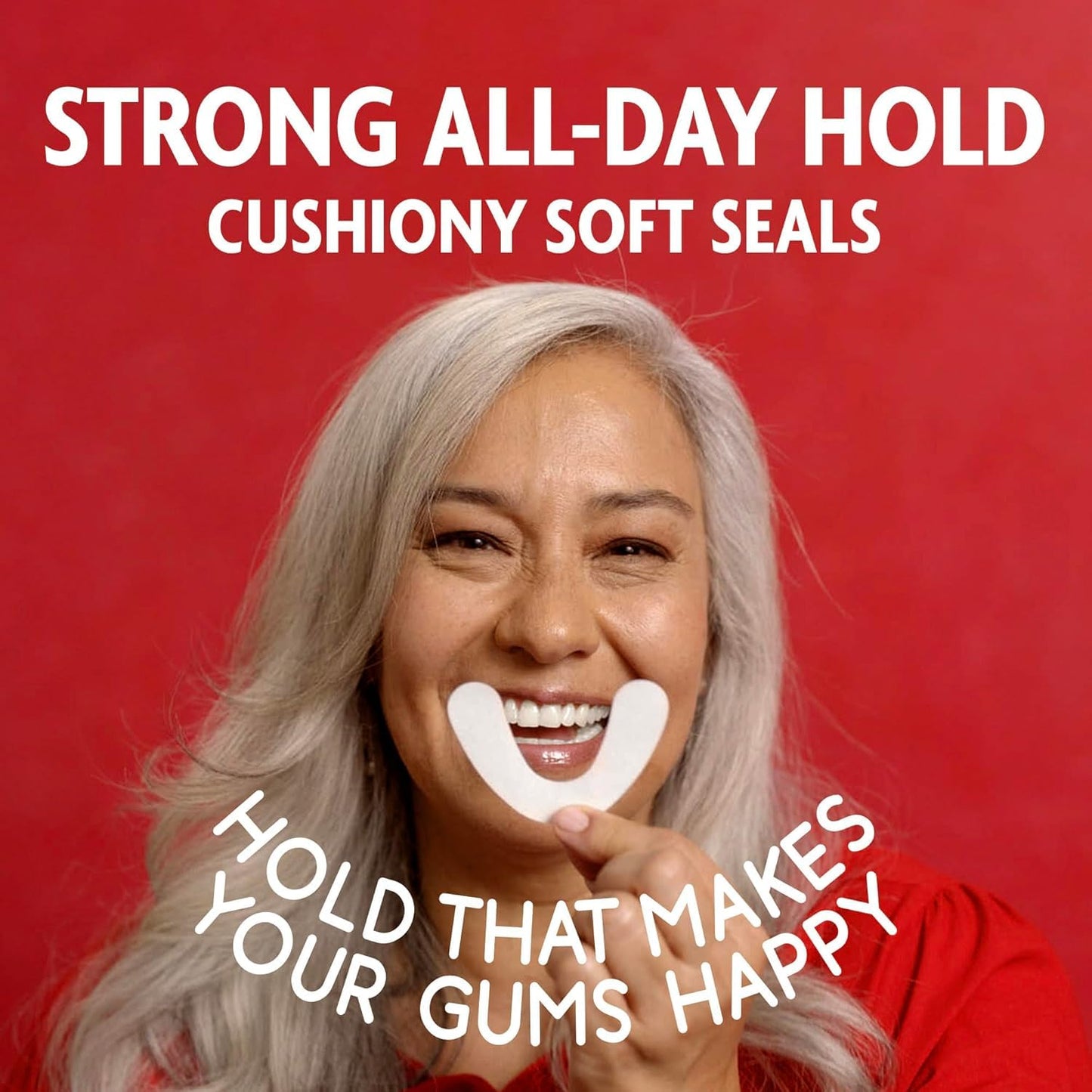 Sea-Bond Secure Denture Adhesive Seals – Fresh Mint, Zinc-Free, All-Day Hold (30 Count, Pack of 4)