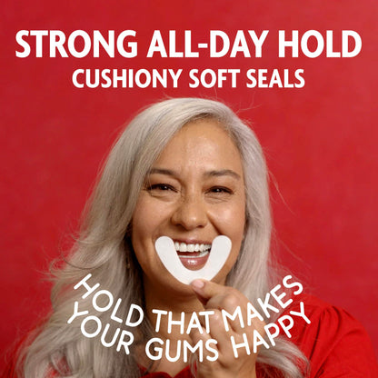 Sea Bond Secure Denture Adhesive Seals - Original Uppers, Zinc-Free, All-Day Hold (15 Count)