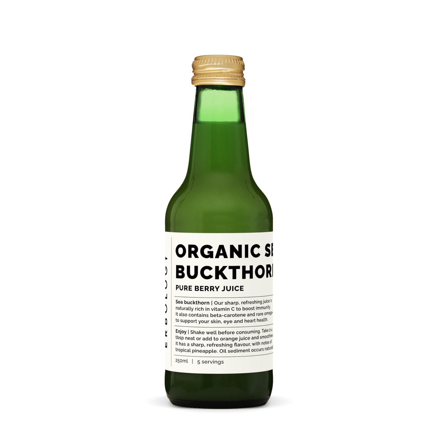 100% Organic Sea Buckthorn Juice 8.5 fl oz – Immune Support & Energy