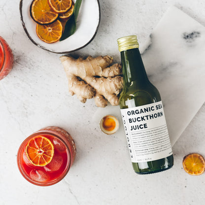 100% Organic Sea Buckthorn Juice 8.5 fl oz – Immune Support & Energy