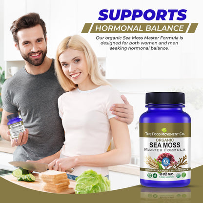 Sea Moss Master Formula with Burdock & Bladderwrack | Gut Health | The Food Movement Co.