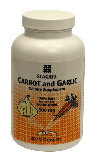 Seagate Carrot and Garlic 500mg – 300 Capsules