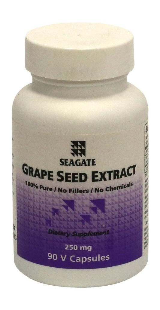 Seagate Grape Seed Extract 250mg - 90 Vegetarian Capsules BritishVita | Premium UK Vitamins & Wellness Supplements