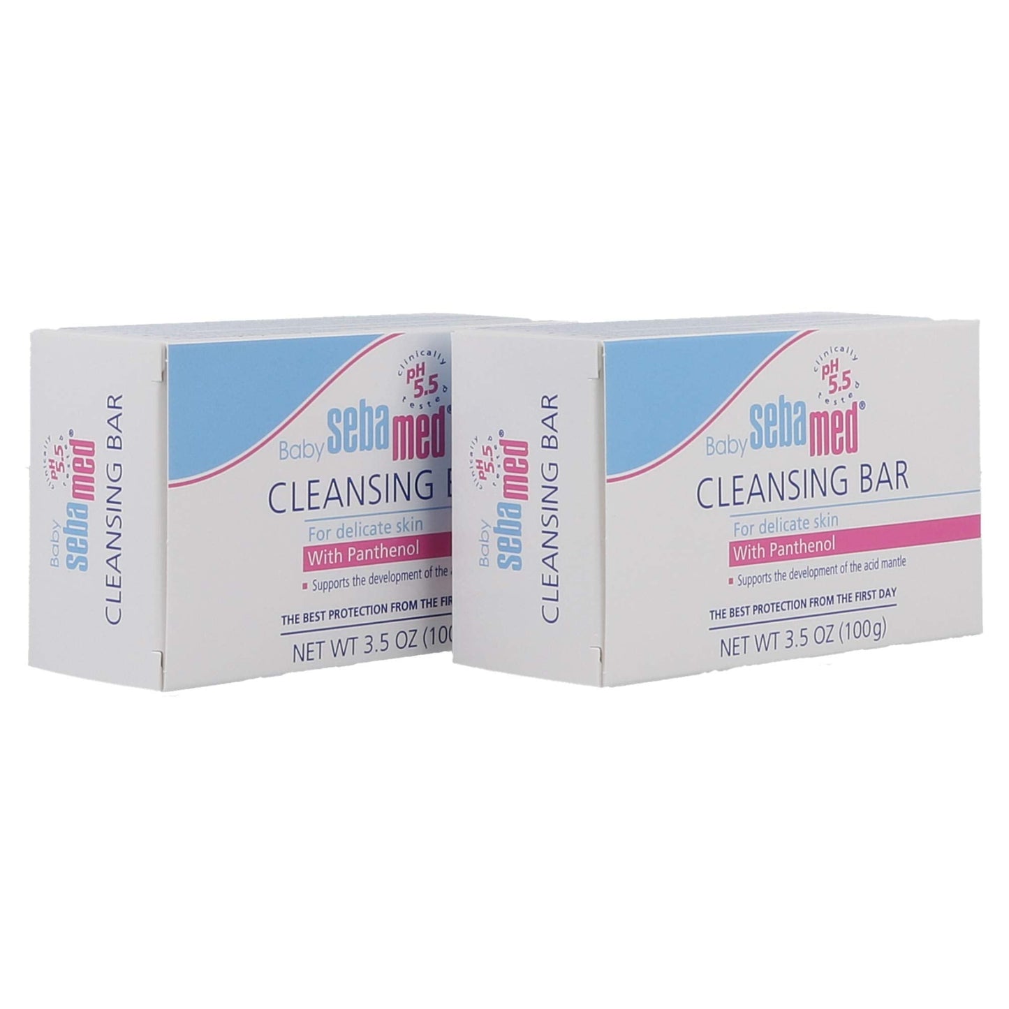 SEBAMED Baby Ultra Mild Cleansing Bar 2-Pack - Hypoallergenic, 3.5 oz (100 g)