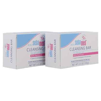 SEBAMED Baby Ultra Mild Cleansing Bar 2-Pack - Hypoallergenic, 3.5 oz (100 g)