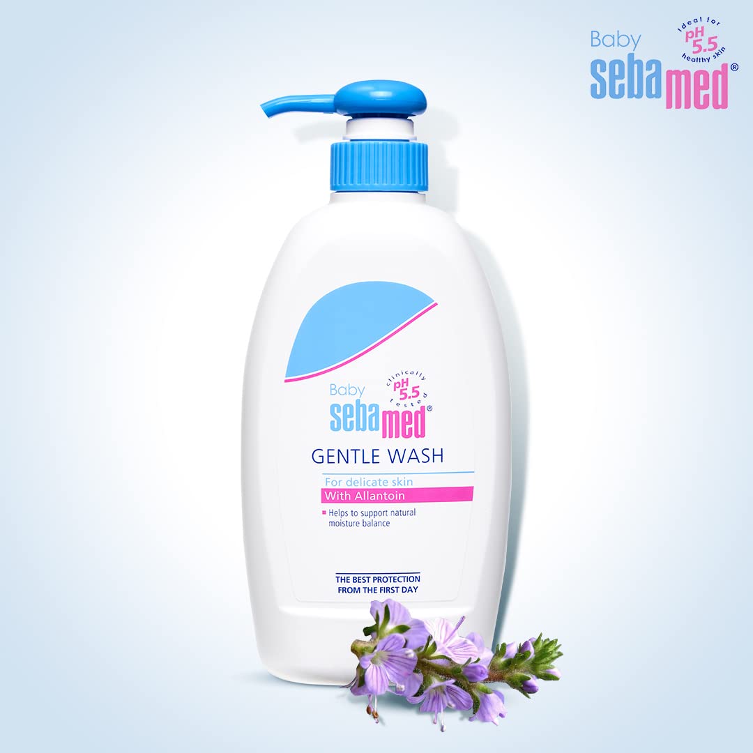 Sebamed Baby Gentle Wash | No-Tear Formula for Delicate Baby Skin – pH 5.5 | 13.5 Fl Oz