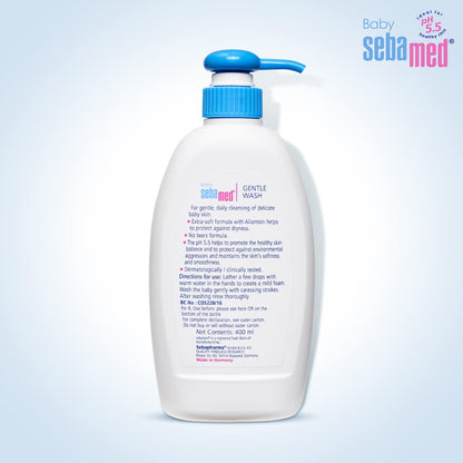 Sebamed Baby Gentle Wash | No-Tear Formula for Delicate Baby Skin – pH 5.5 | 13.5 Fl Oz