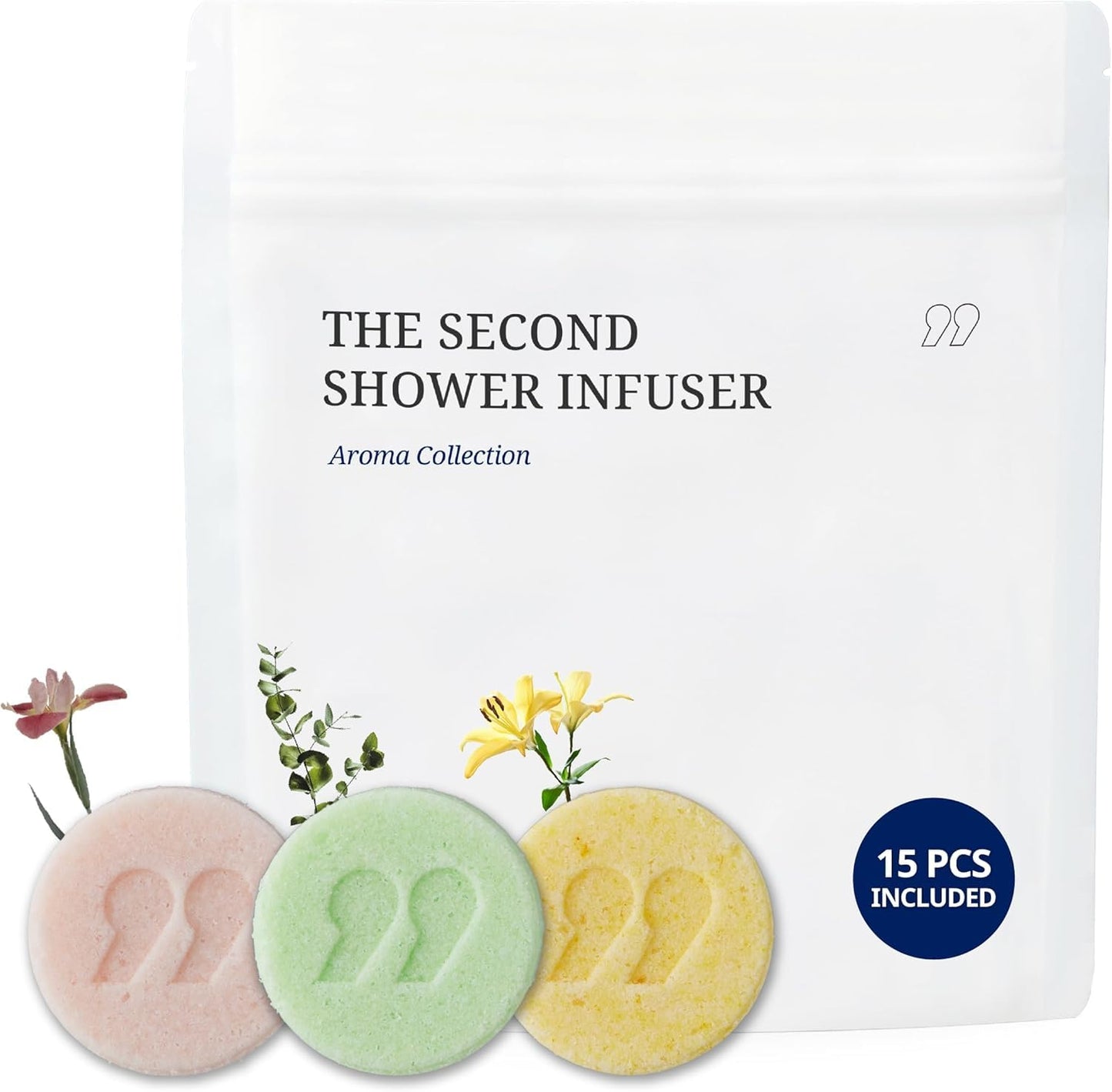 SecondShower Infuser Set 15 Aroma Infusers (Aroma Collection) – Spa-Like Shower Aromatherapy