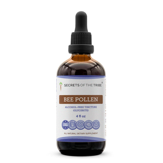 Secrets of the Tribe Bee Pollen Tincture – Alcohol-Free Extract, 4 Fl Oz BritishVita | Premium UK Vitamins & Wellness Supplements