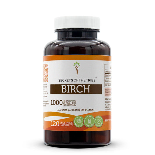 Secrets of the Tribe Birch 120 Capsules – 1000 mg per Serving BritishVita | Premium UK Vitamins & Wellness Supplements