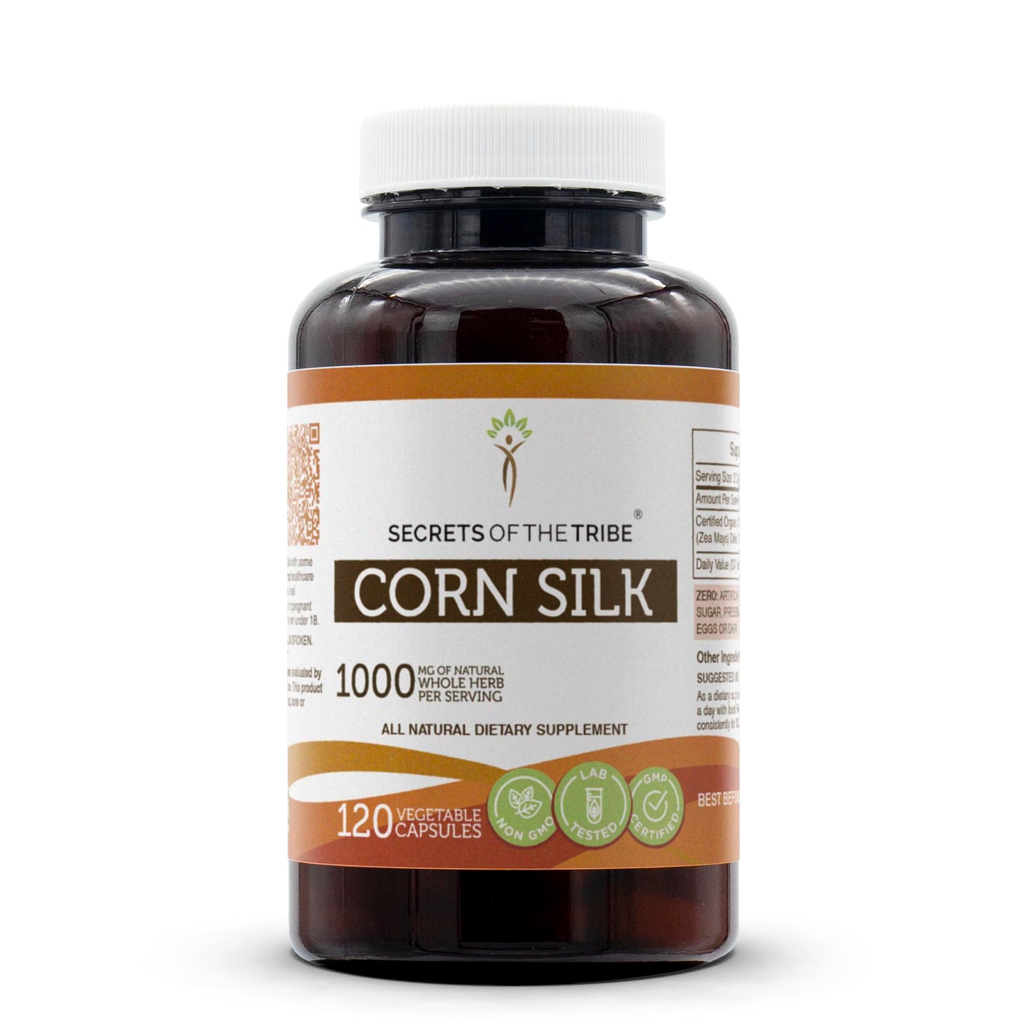 Secrets of the Tribe Corn Silk – 120 Capsules, 1000 mg Zea Mays Dried Silk