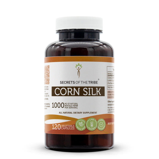 Secrets of the Tribe Corn Silk – 120 Capsules, 1000 mg Zea Mays Dried Silk BritishVita | Premium UK Vitamins & Wellness Supplements