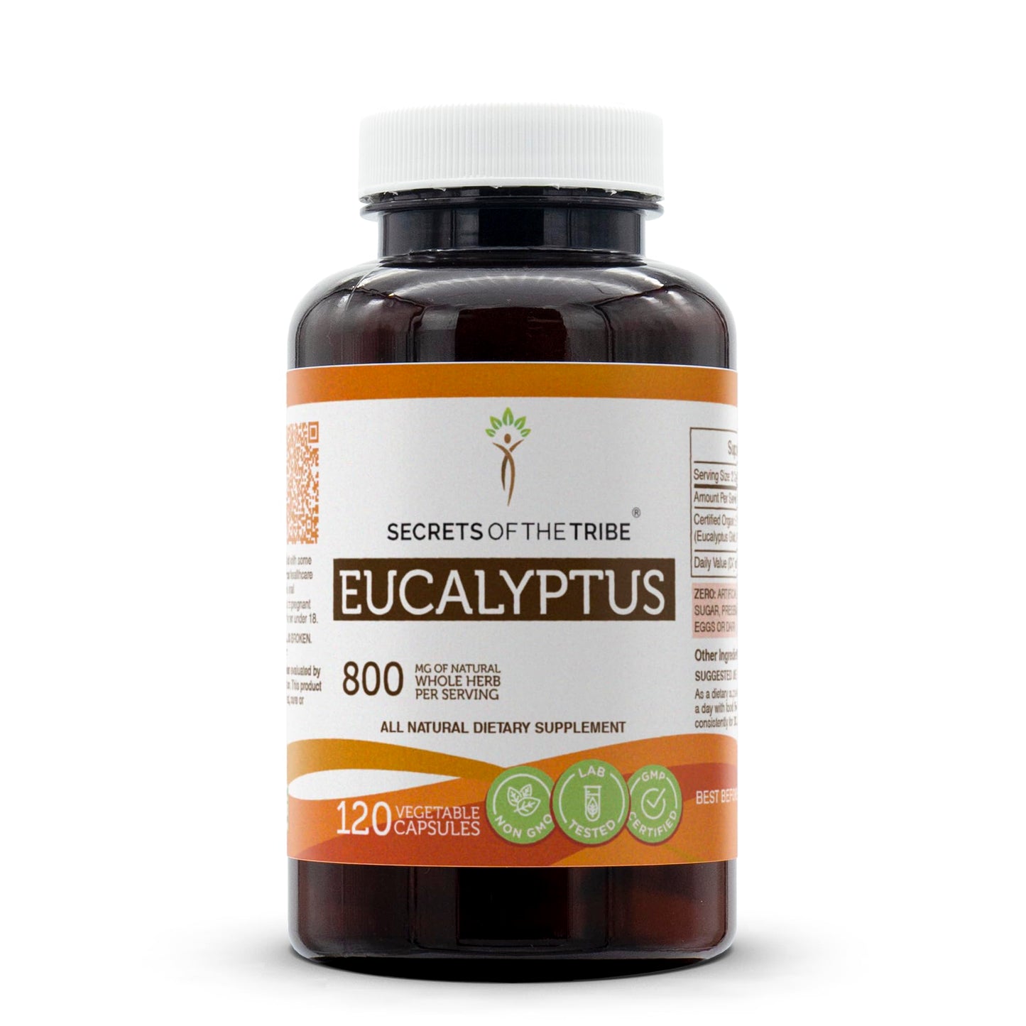 Secrets of the Tribe Eucalyptus – 120 Capsules, 800 mg | Eucalyptus Globulus Dried Leaf
