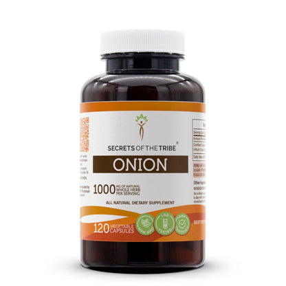 Secrets of the Tribe Onion 120 Capsules | Vegetable Capsule & Allium Cepa Dried Bulb