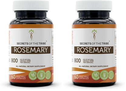 Secrets of the Tribe Rosemary 60 Capsules 800 mg - 2-Pack