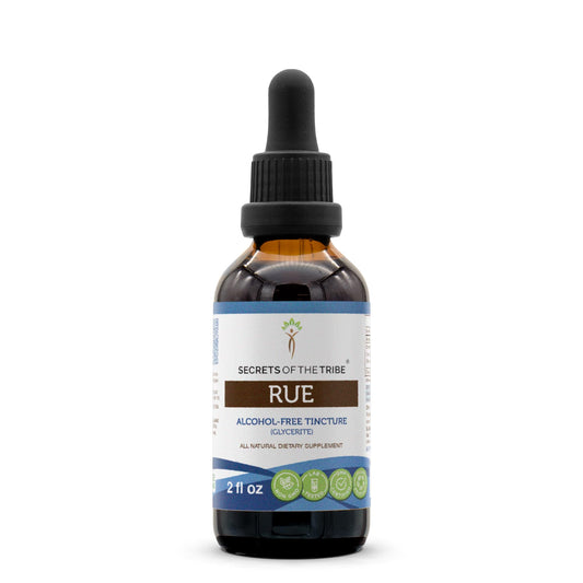 Rue Alcohol-Free Liquid Extract (Ruta graveolens) – Secrets of the Tribe, 2 FL OZ BritishVita | Premium UK Vitamins & Wellness Supplements