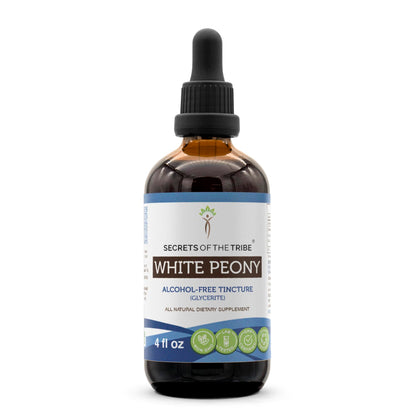 Secrets of the Tribe White Peony Tincture 675 mg Alcohol-Free Glycerite