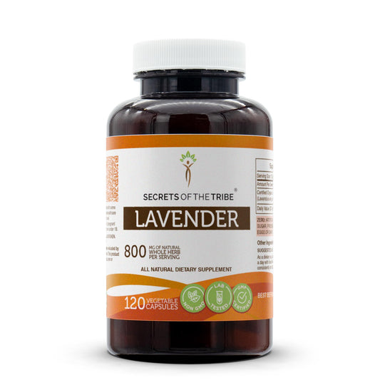 Secrets of the Tribe Lavender 120 Capsules – 800 mg per Serving BritishVita | Premium UK Vitamins & Wellness Supplements