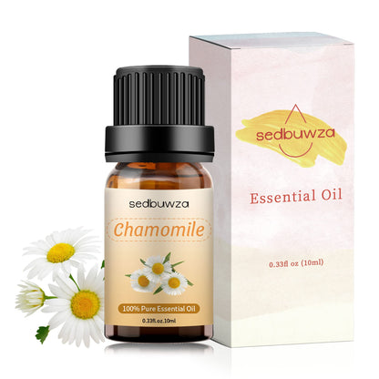 Sedbuwza Chamomile Essential Oil – Pure Organic Chamomile Fragrance for Diffuser, Soap & Candle