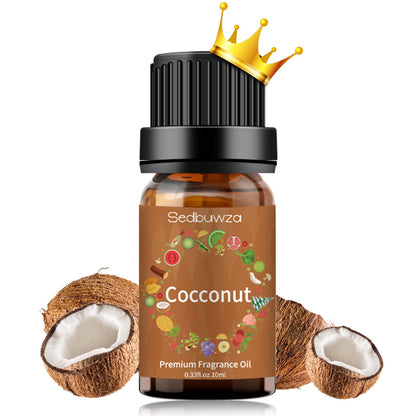 Sedbuwza Coconut Essential Oil – Pure Organic Fragrance Oil for Diffuser, Soap, Candle & Perfume