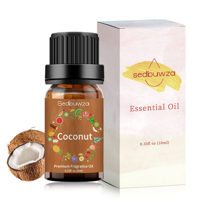 Sedbuwza Coconut Essential Oil – Pure Organic Fragrance Oil for Diffuser, Soap, Candle & Perfume
